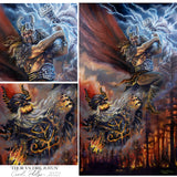 Thor vs. Fire Jotun Art Print