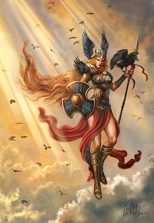Valkyrie Fantasy Art  Canvas Print
